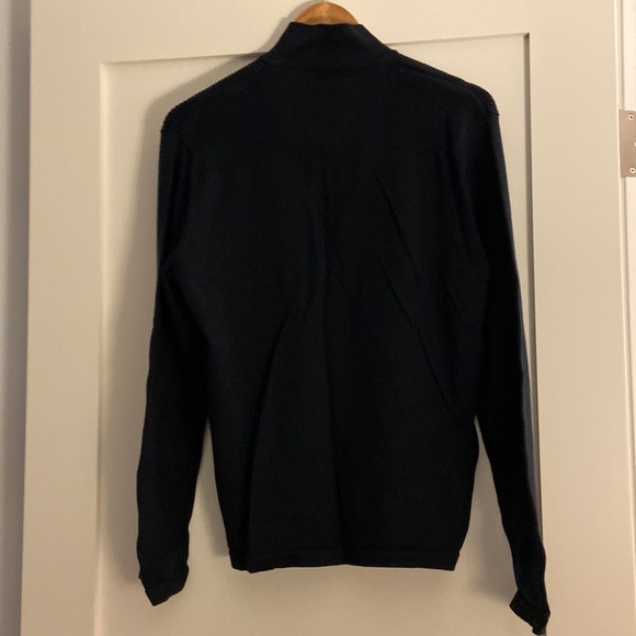 Michael Kors 1/4 Zip Black Sweater Size S - Picture 3 of 5